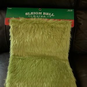 Dr Seuss 65th Anniversary Faux Fur Grinch Table Runner